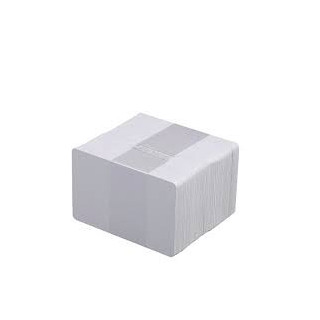 100 Tarjetas PVC Blancas CR80 .030 Genéricas para Impresoras de PVC