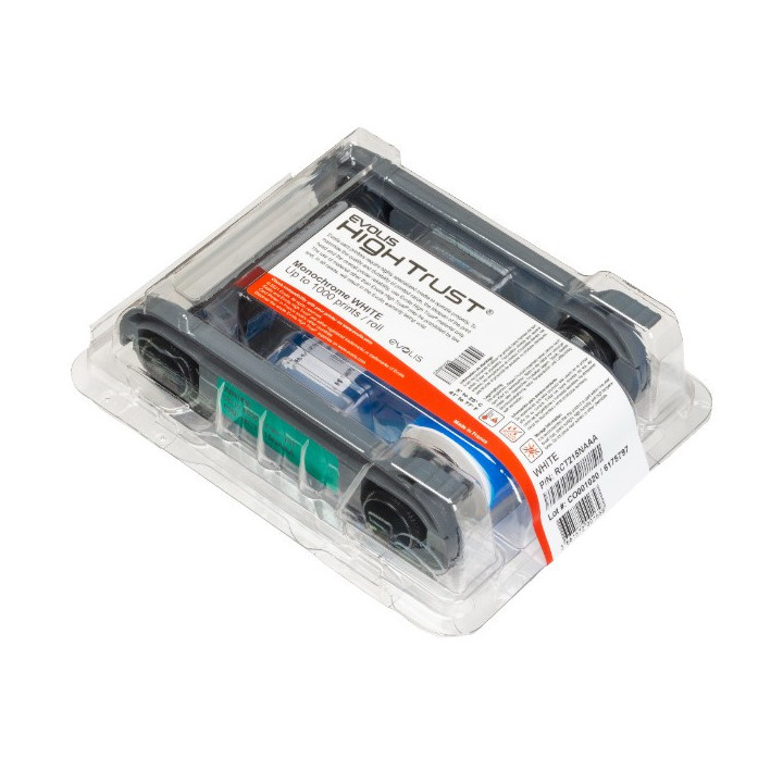 Evolis RCT215NAAA Ribbon Monocromático Blanco