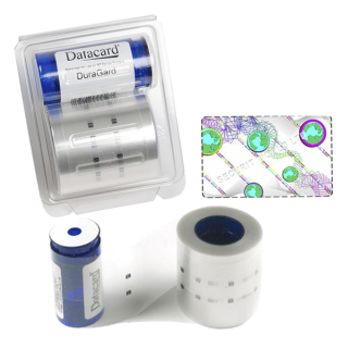 Lámina Entrust 508808-001 | Holográfica "Secure Globe" | 0.6 mil | 350 impresiones