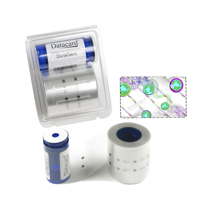 Lámina Entrust 508808-001 | Holográfica "Secure Globe" | 0.6 mil | 350 impresiones