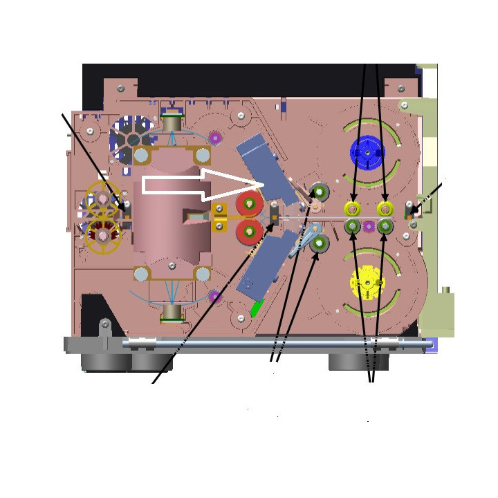 ZEBRA 105936G-522 Kit Conjunto de cortador superior ZXP serie 7