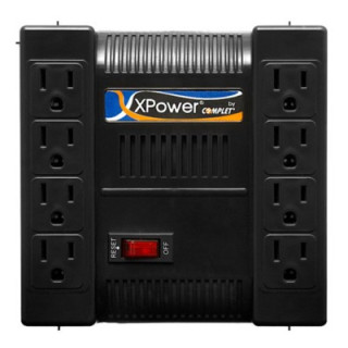 Regulador XP 1300VA 8 Contactos con Supresor  de picos de voltaje