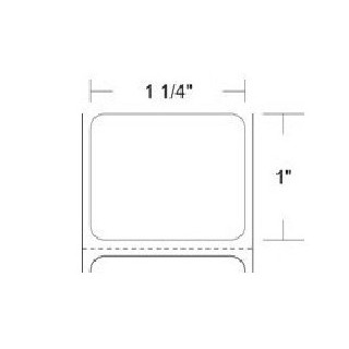 Rollos Zebra 10009523 - Etiquetas 1.25" x 1" Z-SELECT 4000T | c3mayorista.com