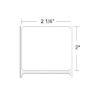 Zebra 10009525 Rollos Etiquetas 2.25" x 2" Z-SELECT 4000T