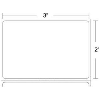 Zebra 10009529 Rollos  Etiquetas 3x2 Z-SELECT 4000T Centro 1