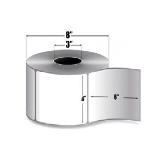 Zebra 10000301 Rollos de Etiquetas 4" x 6" Z-PERFORM 1000D