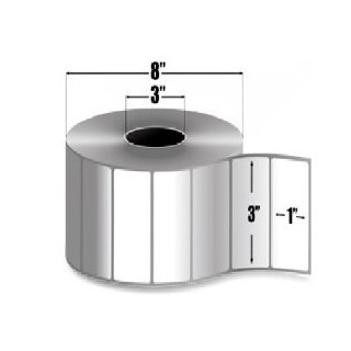 10000296 - Zebra Etiquetas 3" x 1" Z-PERFORM 2000D