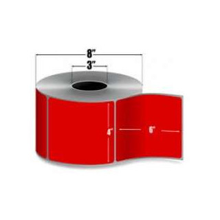 10006208-5 - Zebra Etiquetas 4" x 6" Z-PERFORM 2000T Rojo